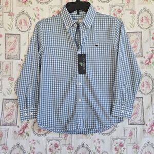 NEW PROPERLY TIED Classic Fit Boy's Plaid Button Down Shirt Size 8 Preppy